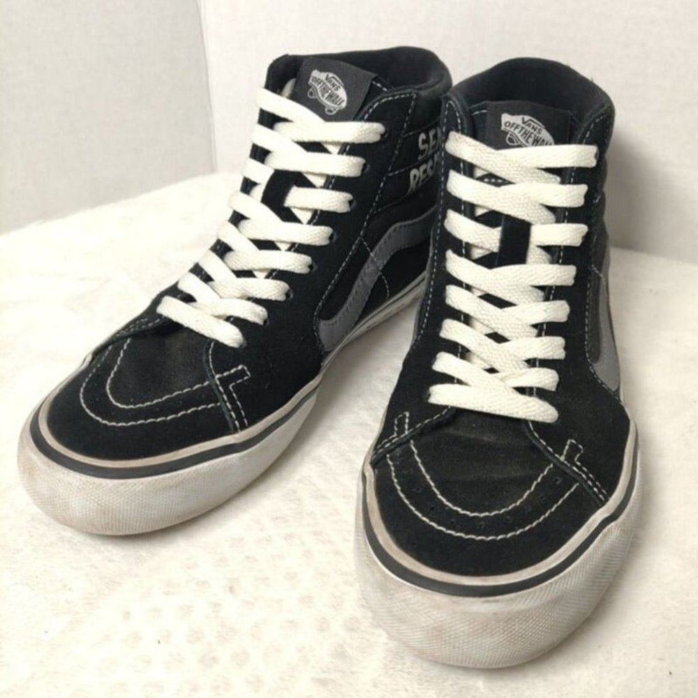 Vans x Cult SK8 Hi Pro SIZE 7 Mens Shoes Cruel World Send Rescue Black